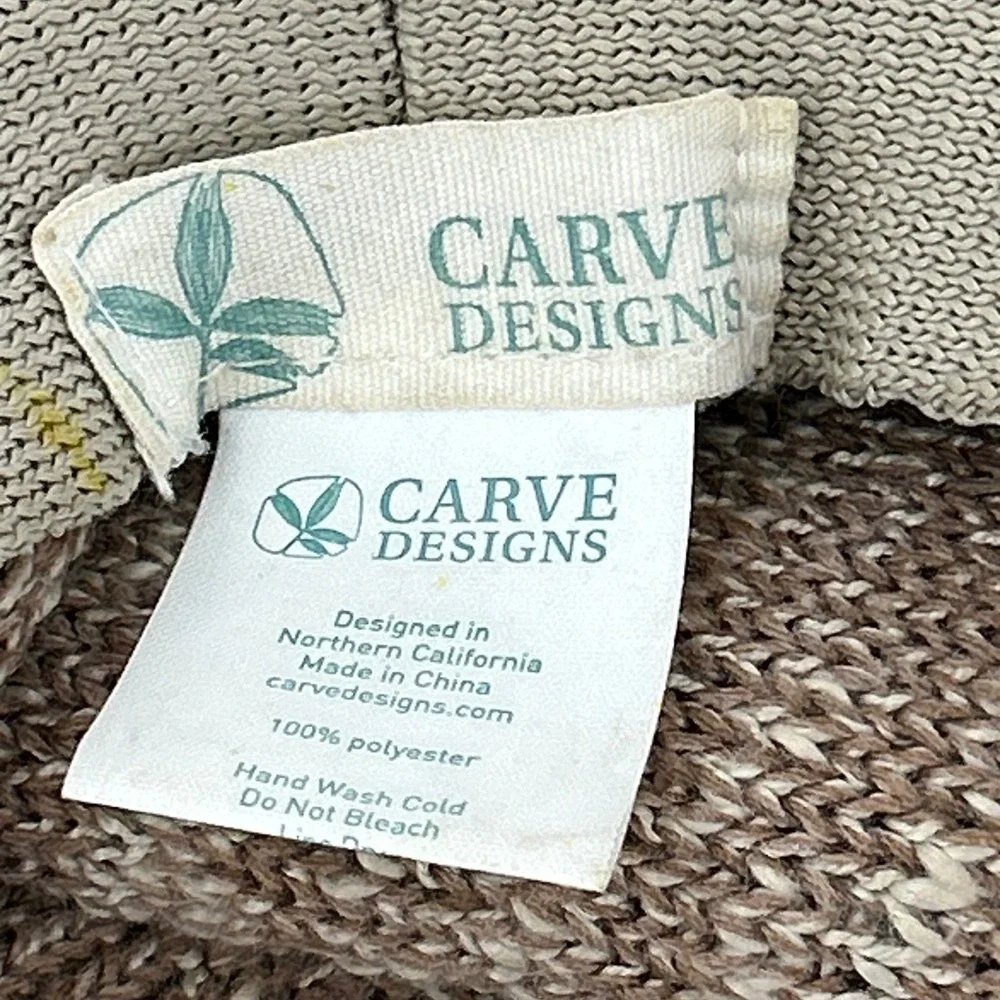 Carve Designs Knit Floppy Sun Hat Beige Costal Boho Bach Vacation One Size